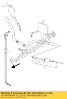 5650006G40, Suzuki, mirror assy,rea suzuki dl vstrom  dl1000 v strom 1000 , New