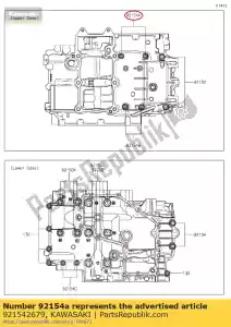 kawasaki 921542679 01 ?ruba z ko?nierzem 6x72 - Dół