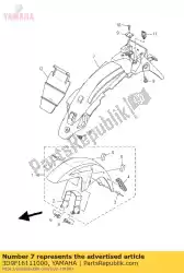 Aqui você pode pedir o pára-choque traseiro em Yamaha , com o número da peça 3D9F16111000: