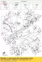 2CRY283U80P4, Yamaha, montaggio pannello 1 dpbmc yamaha  1000 2017, Nuovo