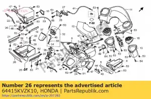 Honda 64415KVZK10 lid, l. outer - Bottom side