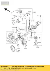 Tutaj możesz zamówić rozrusznik elektryczny bn125-a1 od Kawasaki , z numerem części 211631278: