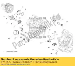 Ici, vous pouvez commander le rouleau auprès de Piaggio Group , avec le numéro de pièce 974157:
