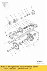 Here you can order the alternator shaft spares kit from Triumph, with part number T1220800: