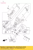 33D146200000, Yamaha, zespó? rury wydechowej 2 yamaha yz 450 2010 2011 2012 2013, Nowy