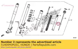 Here you can order the collar comp., spring from Honda, with part number 51404MJPG51: