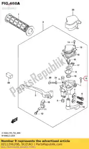 Suzuki 021120620B tornillo - Lado inferior