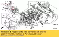 16169MFL003, Honda, rester, fil honda vfr  f crosstourer x cbr fireblade rr ra dtc fd xd rrs dct cbr1000rr cbr1000ra vfr1200fa vfr1200fda vfr1200f vfr1200fd vfr1200x vfr1200xd vfr1200xa 1200 1000 , Nouveau