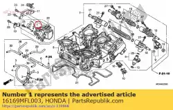 Ici, vous pouvez commander le rester, fil auprès de Honda , avec le numéro de pièce 16169MFL003: