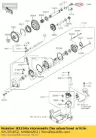 921541852, Kawasaki, parafuso, flangeado, 8x20 zx1400hgf kawasaki  zzr 1000 1400 2016 2017 2018 2019 2020 2021, Novo