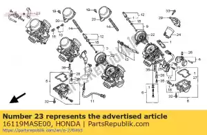 honda 16119MASE00 geen beschrijving beschikbaar op dit moment - Onderkant