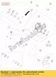 Ici, vous pouvez commander le roue avant cpl. 1,6x21 excel 14 auprès de KTM , avec le numéro de pièce 7770900114430: