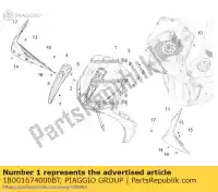1B001674000BT, Piaggio Group, schutzschild vorne piaggio medley rp8ma0120, rp8ma0121 rp8ma0220, rp8ma0221 125 150 2016 2017 2018 2019 2020, Nowy