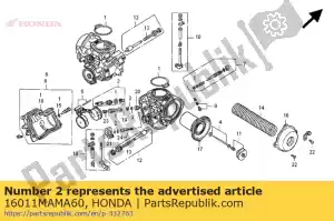 honda 16011MAMA60 pakkingset - Onderkant