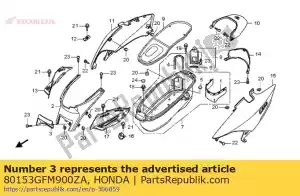 Honda 80153GFM900ZA deksel plug mai * nh1 * - Onderkant