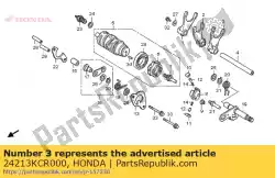 Ici, vous pouvez commander le aucune description disponible pour le moment auprès de Honda , avec le numéro de pièce 24213KCR000: