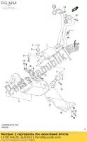 1418146E20, Suzuki, junta, tubo de exh suzuki  gw 250 2014 2015 2017 2018, Novo