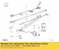 61112305139, BMW, kit de câblage pour le réglage du pare-brise bmw  750 1000 1100 1984 1985 1986 1987 1988 1989 1990 1991 1992 1993 1994 1995 1996 1997, Nouveau