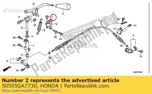 honda 50505GA7730 borracha, rolha de suporte - Lado inferior