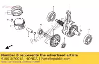 91001KF0018, Honda, ?o?ysko, wa? korbowy honda trx xr 400 1996 1997 1998 1999 2000 2001 2002 2003 2004 2005 2006 2007 2008, Nowy