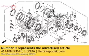 honda 41440MGH640 ko?nierz, wa?ek z?baty - Dół