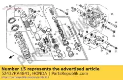 Aquí puede pedir juego de juntas tóricas de Honda , con el número de pieza 52437KA4841: