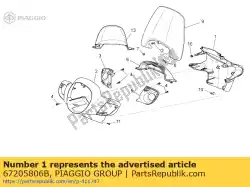 Qui puoi ordinare coprimanubrio. Blu da Piaggio Group , con numero parte 67205806B: