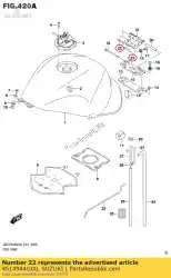 Aquí puede pedir cojín, asiento fr de Suzuki , con el número de pieza 4514944G00: