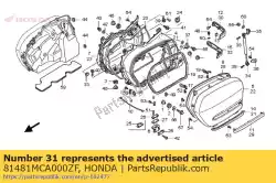 Aquí puede pedir lwr moul * nh469m * de Honda , con el número de pieza 81481MCA000ZF: