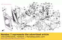 19032MEG000, Honda, calandre, radiateur honda vt 750 2004 2005 2006 2007 2008 2009 2010 2011 2012, Nouveau