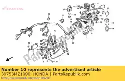 cap assy. 3, hoge spanning van Honda, met onderdeel nummer 30753MZ1000, bestel je hier online: