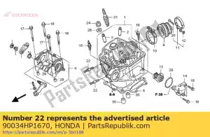 honda 90034HP1670 geen beschrijving beschikbaar op dit moment - Onderkant