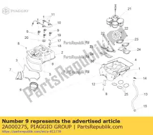 Piaggio Group 2A000275 kit injecteur complet - La partie au fond