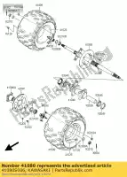 41080S006, Kawasaki, disco, freio traseiro ksf400-a1 kawasaki kfx 400 2004 2005 2006, Novo