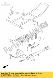 Suzuki 4233033E20 support, prop st - La partie au fond