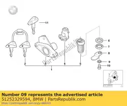 Here you can order the washer from BMW, with part number 51252329594: