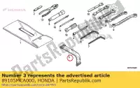 89105MCA000, Honda, Band, gereedschapsinstelling (183 mm) honda  gl 1800 2001 2002 2003 2004 2005 2006 2007 2008 2009 2010 2012 2013 2017 2018 2019, Nieuw