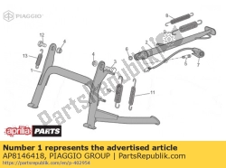 Aprilia AP8146418, Centrale standaard, OEM: Aprilia AP8146418