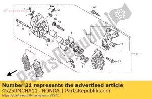 honda 45250MCHA11 no hay descripción disponible en este momento - Lado inferior