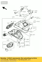 110100108, Kawasaki, filter-assy-air er650b6f kawasaki er-6f er-6n kle 650 2006 2007 2008 2009, Nieuw