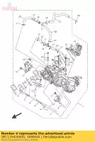 1RC135420000, Yamaha, tubo flessibile, rilevamento del vuoto 1 yamaha  mt xsr 850 900 2014 2015 2016 2017 2018 2019 2020 2021, Nuovo