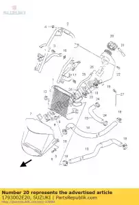 Suzuki 1793002E20 tappo, serbatoio - Il fondo