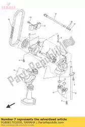 Tutaj możesz zamówić szpilka, ko? Ek od Yamaha , z numerem części 918081703200: