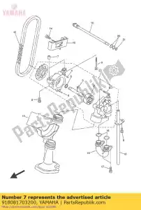 yamaha 918081703200 szpilka, ko?ek - Dół