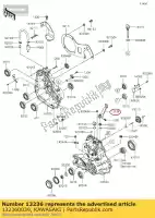 132360039, Kawasaki, 01 d?wignia-komp kawasaki  400 2017 2018 2019 2020 2021, Nowy