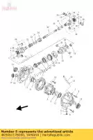 4KB46117B000, Yamaha, podk?adka, ko?o koronowe yamaha yfm yfmfw wolverine x 350 44, Nowy