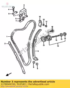 Suzuki 1278040C00 bieg ja?owy, ?a?cuch krzywkowy - Dół