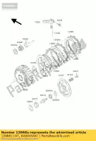 130881107, Kawasaki, friction des plaques zr750-c4 kawasaki gpz gt zephyr zr zz r zzr 750 1100 1990 1991 1992 1993 1994 1995 1996 1997 1998 1999 2001 2003, Nouveau