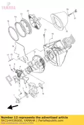 Aqui você pode pedir o junta, filtro de ar 1 em Yamaha , com o número da peça 5XC14453R000: