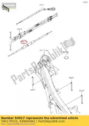 Aqui você pode pedir o cabo de partida klx450a8f em Kawasaki , com o número da peça 540170033: